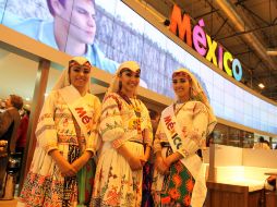 Vista del pabellón de México en la Fitur. XINHUA /