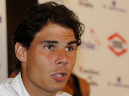Nadal manifestó que sus objetivos irán variando con el paso de las semanas. AFP /