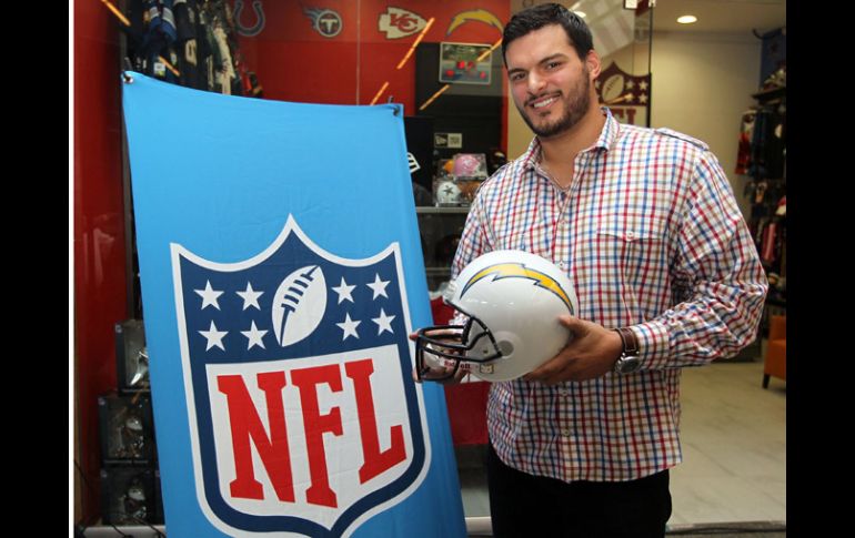 Luis Castillo, de visita en Guadalajara, ve con mejores condiciones al equipo de San Francisco para ganar el Super Bowl.  /