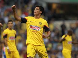 Jiménez está siendo el hombre gol de las Águilas en el torneo. AP /