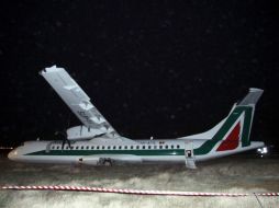 El aparato aseguraba un vuelo interior para Alitalia. EFE /