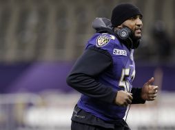 Ray Lewis se dispone a disputar el último partido oficial de su carrera en la NFL, en el Super Bowl XLVII. AP /