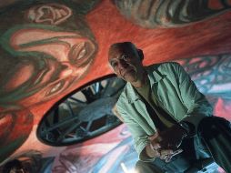 En 2004 el restaurador del INBA Eliseo Mijangos, concluye la restauración del mural ''El hombre pentafásico''. ARCHIVO /