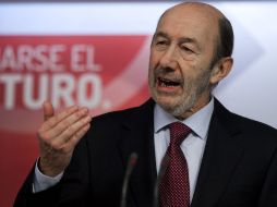 Alfredo Pérez Rubalcaba, quién ha pedido la dimisión de Rajoy. AFP /