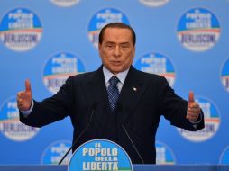 La propuesta de Berlusconi inflamó la campaña electoral, aunque para los expertos se trata de una promesa de último minuto. AFP /