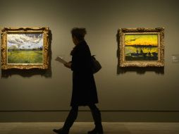 La muestra incluye obras de Van Gogh, Corot, Renoir entre otros. AFP /