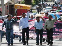 Protestantes señalan que la evaluación no debería enfocarse sólo en el docente, sino a todos los actores del sector educativo. ARCHIVO /