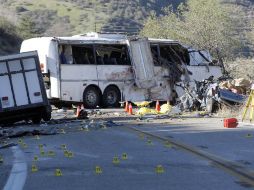 El accidente se da en las montañas de San Bernardino. AP /