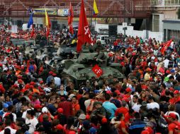 Seguidores de Chávez en La Habana, recuerdan rebelión de 1992. EFE /