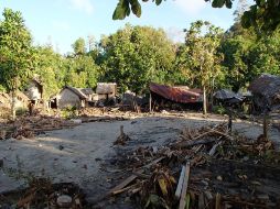 Daños dejados tras el sismo en la localidad de Venga. APWorld VIsion  /