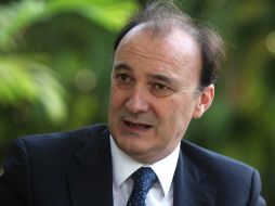 El secretario de Estado español de Cooperación Internacional y para el Desarrollo, Jesús Gracia asegura que el tema es doloroso. EFE /