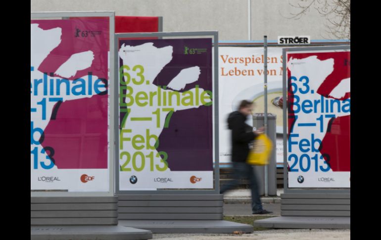 Todo esta listo para la fiesta de la Berlinale. AP /