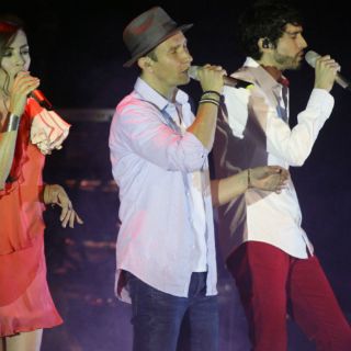 Sasha, Benny y Erik llegan al Telmex