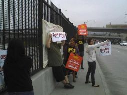 Imagen de una manifestación de UWD, organización que busca el fin de las deportaciones y otras medidas a favor de los inmigrantes. ESPECIAL /
