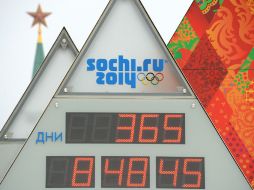 Comienza la cuenta regresiva para el arranque de los Juegos Olímpicos de Invierno más caros de la historia. AFP /