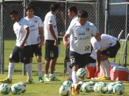 Acción del entrenamiento del Atlas en sus intalaciones de Chapalita MEXSPORT /