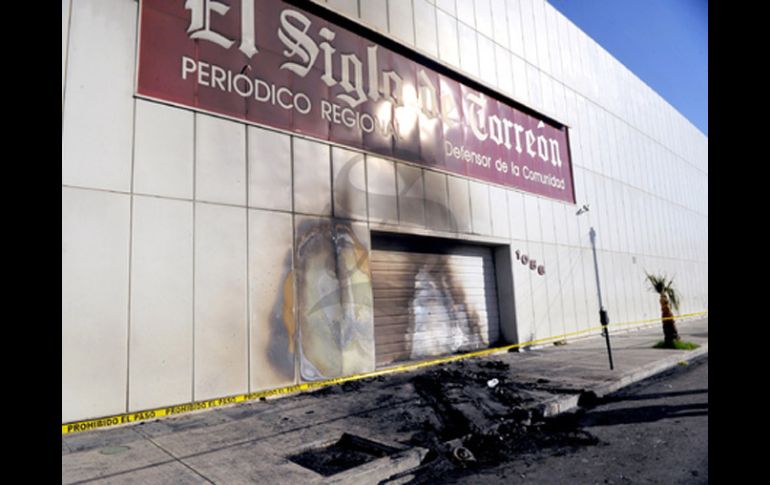 El periódico El Siglo de Torreón ha sido víctima durante los últimos años de amenazas y atentados. ARCHIVO /
