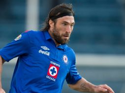 Mariano Pavone forma parte del tridente ofensivo de Cruz Azul junto con ''Chaco'' y Javier Orozco. MEXSPORT /