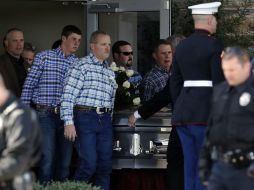 Hoy se realizó el funeral de su compañero también abatido por Eddie Ray Routh. AP /