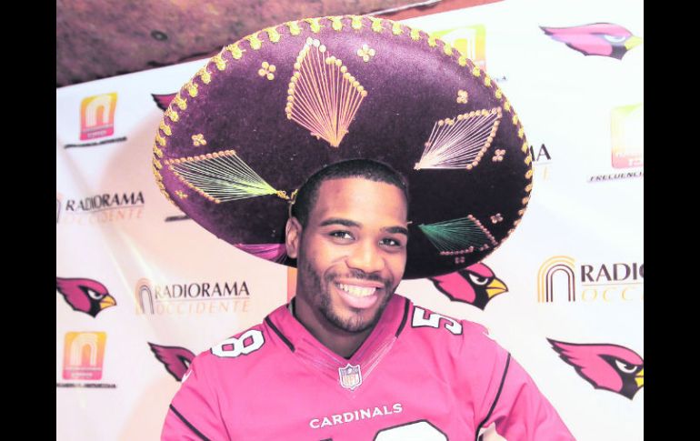 A la mexicana. Daryl Washington, defensivo de los Cardinales de Arizona, espera que su equipo sea más consistente la próxima temporada. EL INFORMADOR /