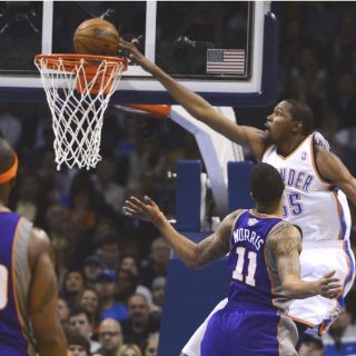 Durant encabezó ataque ganador de los Thunder; Ibaka nueve puntos