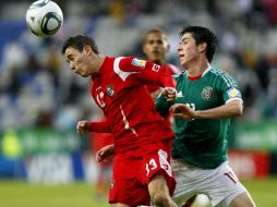 La selección de Panamá en un partido contra México. ARCHIVO /