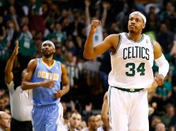 El veterano alero Paul Pierce consiguió un triple-doble de 27 puntos, 14 rebotes y 14 asistencias. AFP /