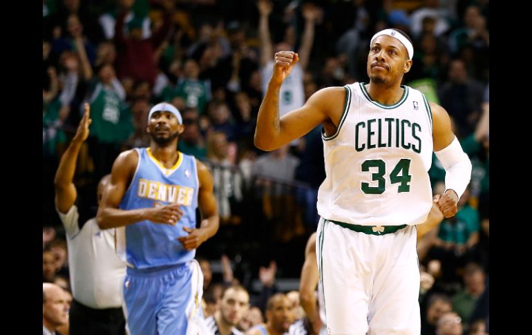 El veterano alero Paul Pierce consiguió un triple-doble de 27 puntos, 14 rebotes y 14 asistencias. AFP /