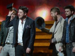 Mumford & Sons gana el máximo Grammy. AFP /