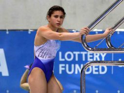 Dolores Hernández es una de las jóvenes clavadistas que integran el contingente. MEXSPORT /