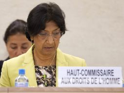 La alta comisionada de la ONU para los Derechos Humanos, Navi Pillay. ARCHIVO /