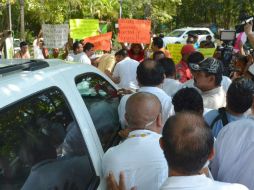 Continúan las protestas por parte de los familiares de los detenidos. ARCHIVO /
