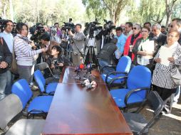 Imagen tomada cuando los jóvenes rechazaron reanudar el diálogo. NTX /