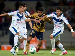 Pumas deja ir un triunfo en su casa tras encajar un gol a cinco minutos del final. MEXSPORT /
