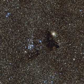 Astrónomos fotografían nube oscura en la Vía Láctea