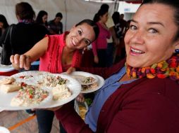 El programa comenzó con una degustación de estos alimentos en el Parque San Jacinto.  /