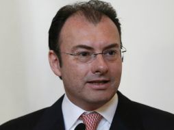 Videgaray Caso insiste en que la iniciativa que impulsará es en beneficio de las familias mexicanas. ARCHIVO /