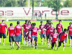La plantilla rojiblanca encara el torneo con una renovada actitud a partir de la victoria conseguida en Monterrey. EL INFORMADOR /