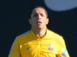 Adriano finaliza contrato con el conjunto blaugrana el 30 de junio de 2014. EFE /