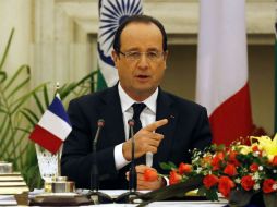 Imagen de François Hollande, presidente francés. NTX /