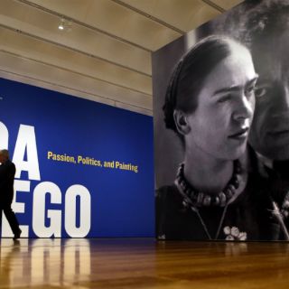 Frida y Diego llegan como pareja a Atlanta