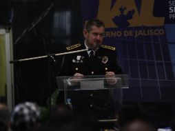 Luis Carlos Nájera Gutiérrez de Velasco, titular de la SSPE, durante la presentación del material.  /