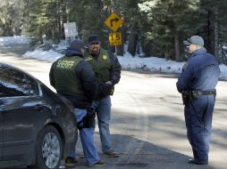El operativo culmina el martes en San Bernardino, California AP /