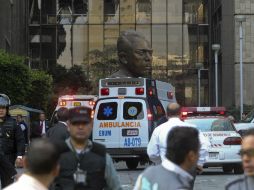 Aspecto de las labores de rescate tras la explosión. ARCHIVO /