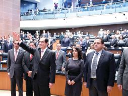 Protesta. Javier Guzmán asumió como Subgobernador de Banxico. ESPECIAL /