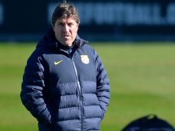 Jordi Roura ha tomado el lugar de Vilanova mientras éste se recupera de su operación en Nueva York. AP /