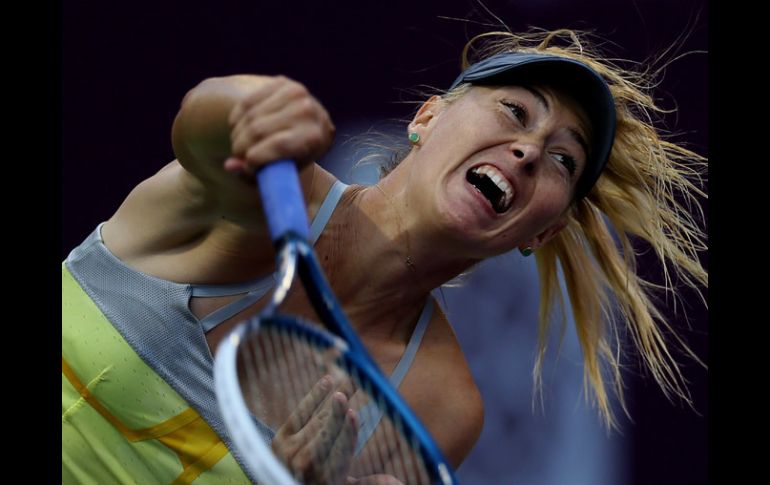 María Sharapova podría dar la sorpresa en el torneo de Qatar. AFP /