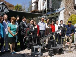 Producción de la película ''Jirón de niebla''. NTX /