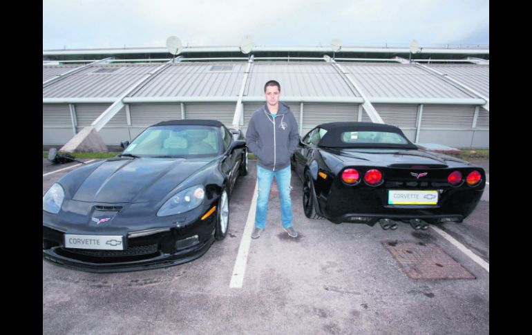 Javier ''Chicharito'' Hernández eligió el Corvette GS.  /