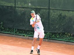 Único. Adrián Ortiz es el último representante mexicano que continúa con vida en el torneo juvenil. EL INFORMADOR /